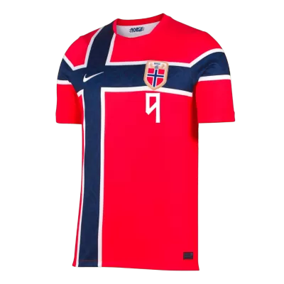 Norway BRAUT HAALAND #9 Soccer Jersey Home Custom Shirt World Cup 2026 - bestsoccerstore