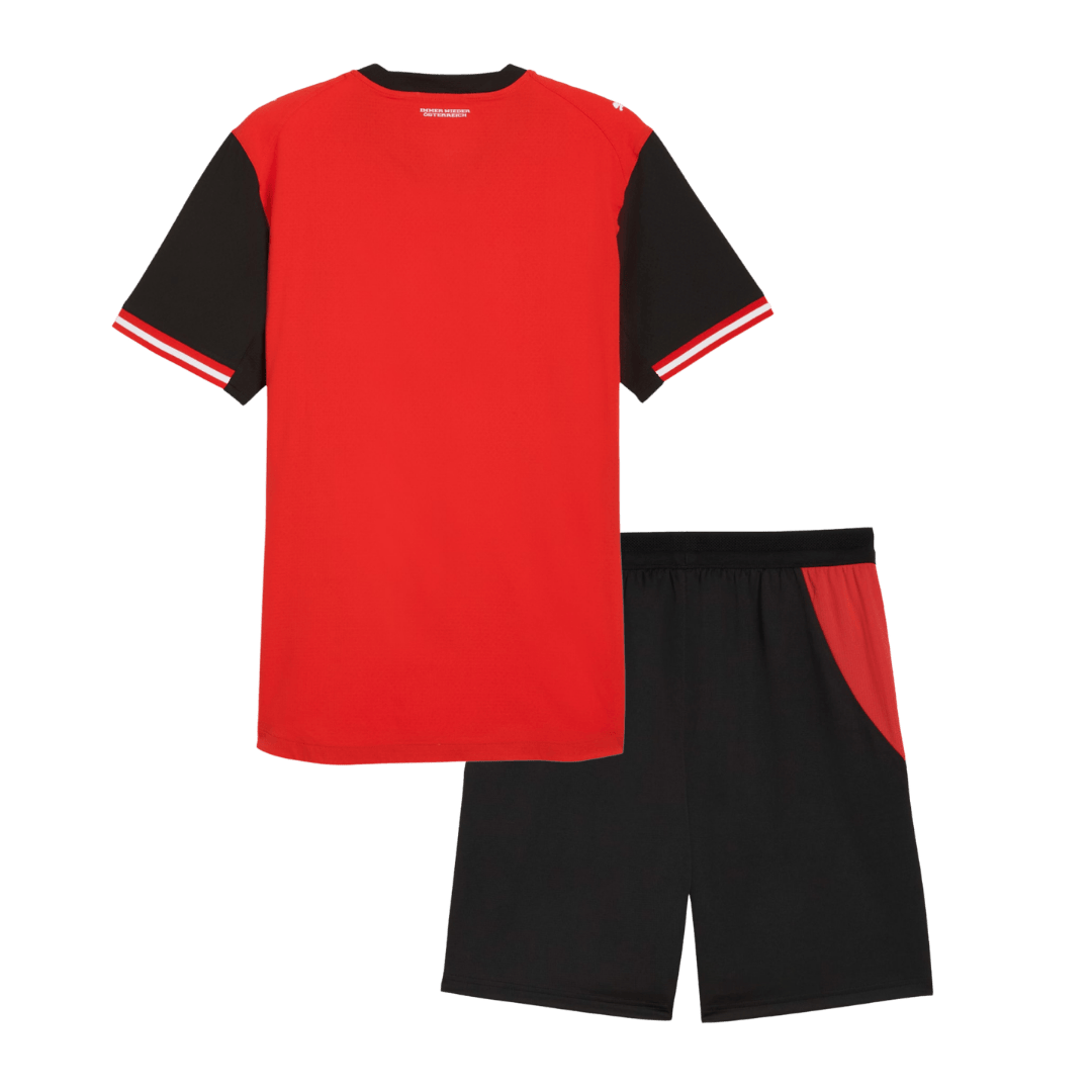 Kids Austria Home Custom Soccer Kits World Cup 2026 - bestsoccerstore