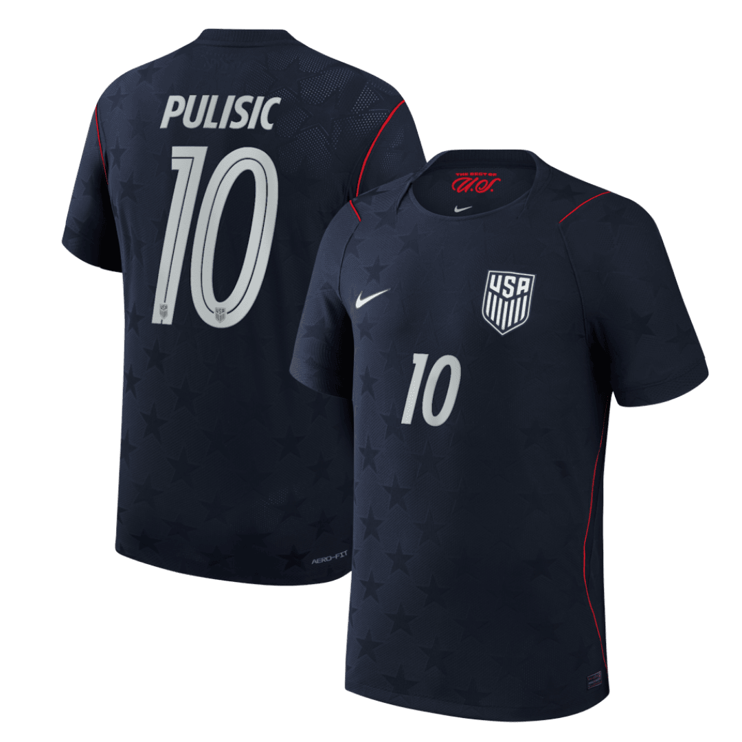 USA PULISIC #10 Custom Player Version Away Soccer Jersey World Cup 2026 - bestsoccerstore