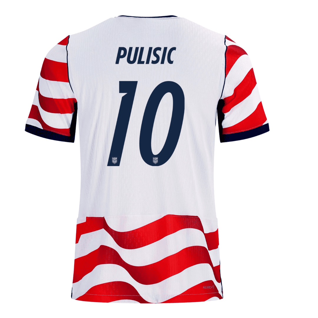 USA PULISIC #10 Custom Player Version Home Soccer Jersey World Cup 2026 - bestsoccerstore