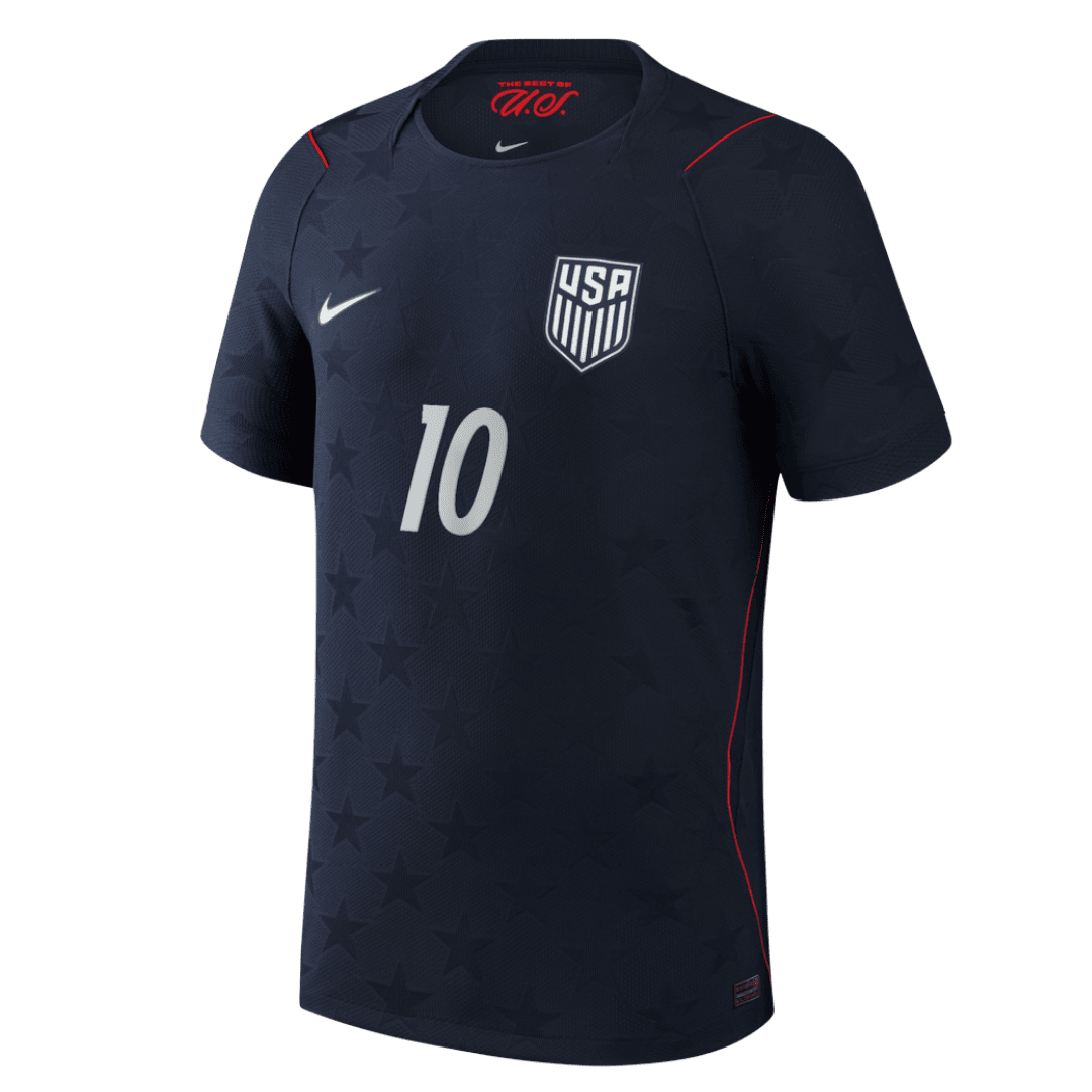 USA PULISIC #10 Custom Player Version Away Soccer Jersey World Cup 2026 - bestsoccerstore