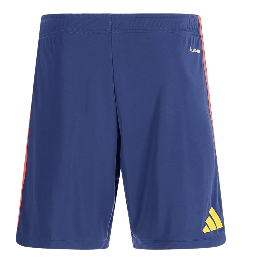 Spain Soccer Shorts Custom Home World Cup 2026 - bestsoccerstore