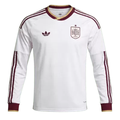 Spain Long Sleeve Jersey Away Football Shirt World Cup 2026 - bestsoccerstore