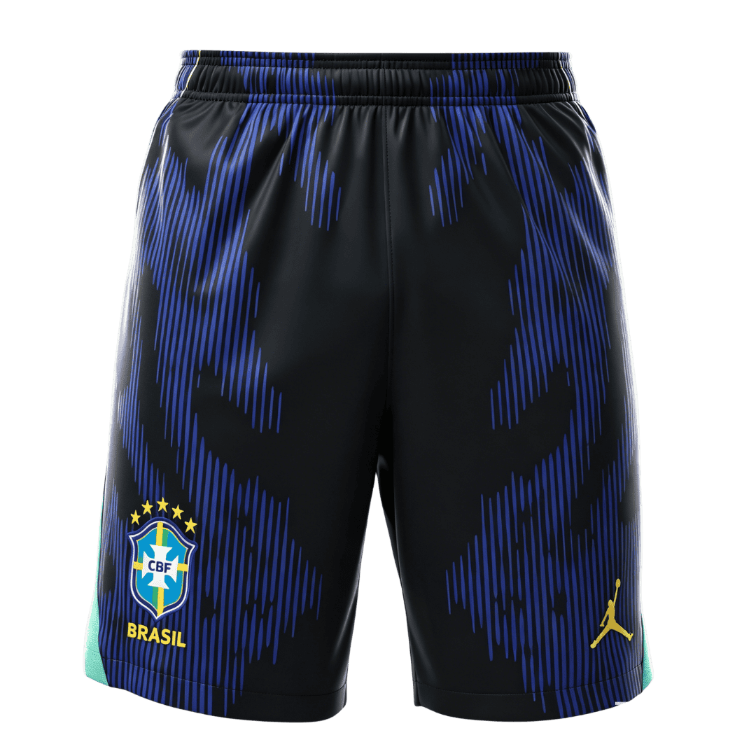 Brazil Soccer Shorts Custom Away World Cup 2026 - bestsoccerstore