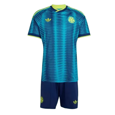 Kids Colombia Away Custom Soccer Kits World Cup 2026 - bestsoccerstore