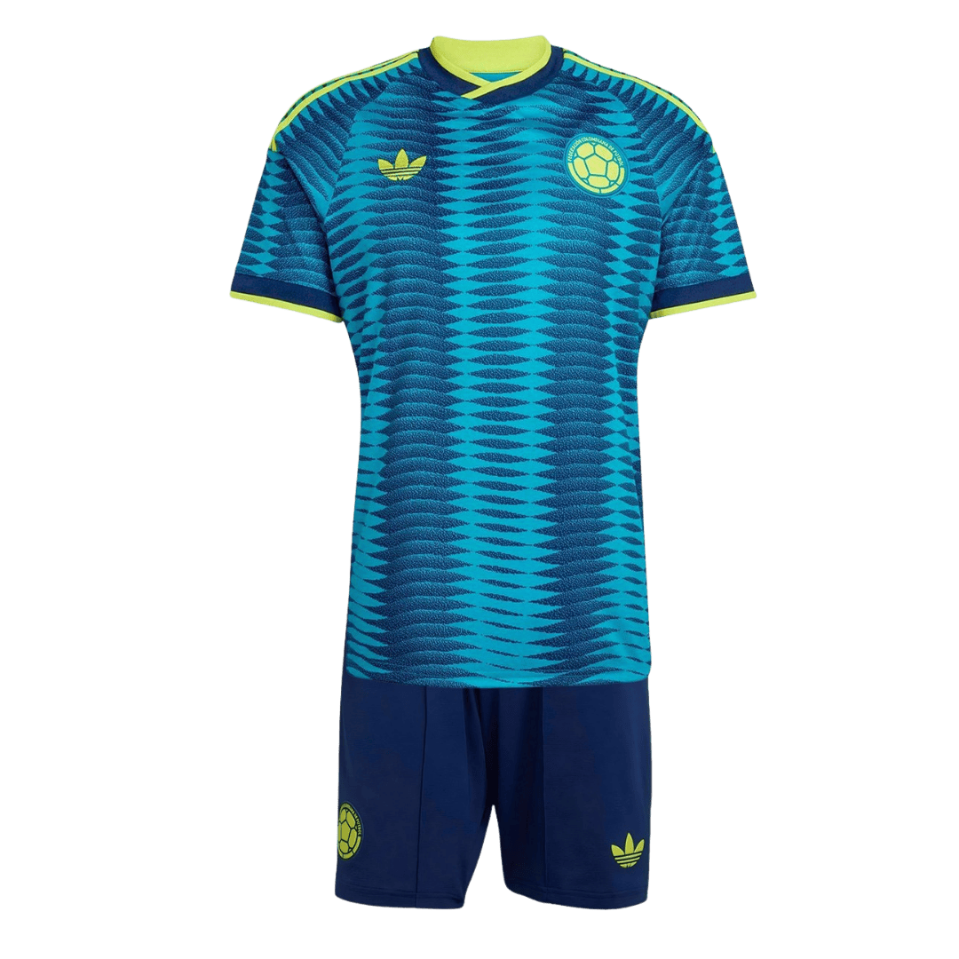 Kids Colombia Away Custom Soccer Kits World Cup 2026 - bestsoccerstore