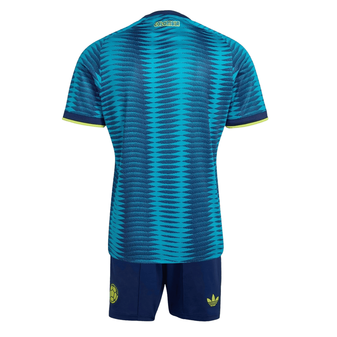 Kids Colombia Away Custom Soccer Kits World Cup 2026 - bestsoccerstore