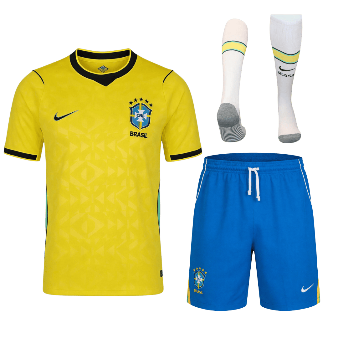 Brazil Home 2026 Custom Full Soccer Kit - bestsoccerstore