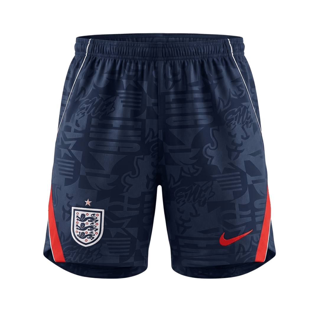 England Soccer Shorts Custom Away World Cup 2026 - bestsoccerstore