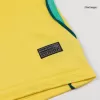 Kids Brazil Home Soccer Kits World Cup 2026 - bestsoccerstore