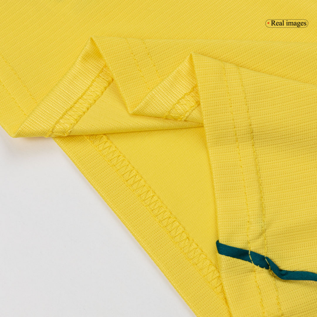 Kids Brazil Home Soccer Kits World Cup 2026 - bestsoccerstore