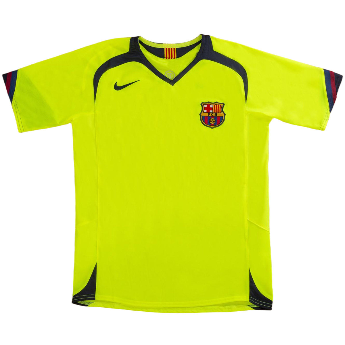 Barcelona 2005/06 Retro Jersey Away Soccer Shirt - bestsoccerstore