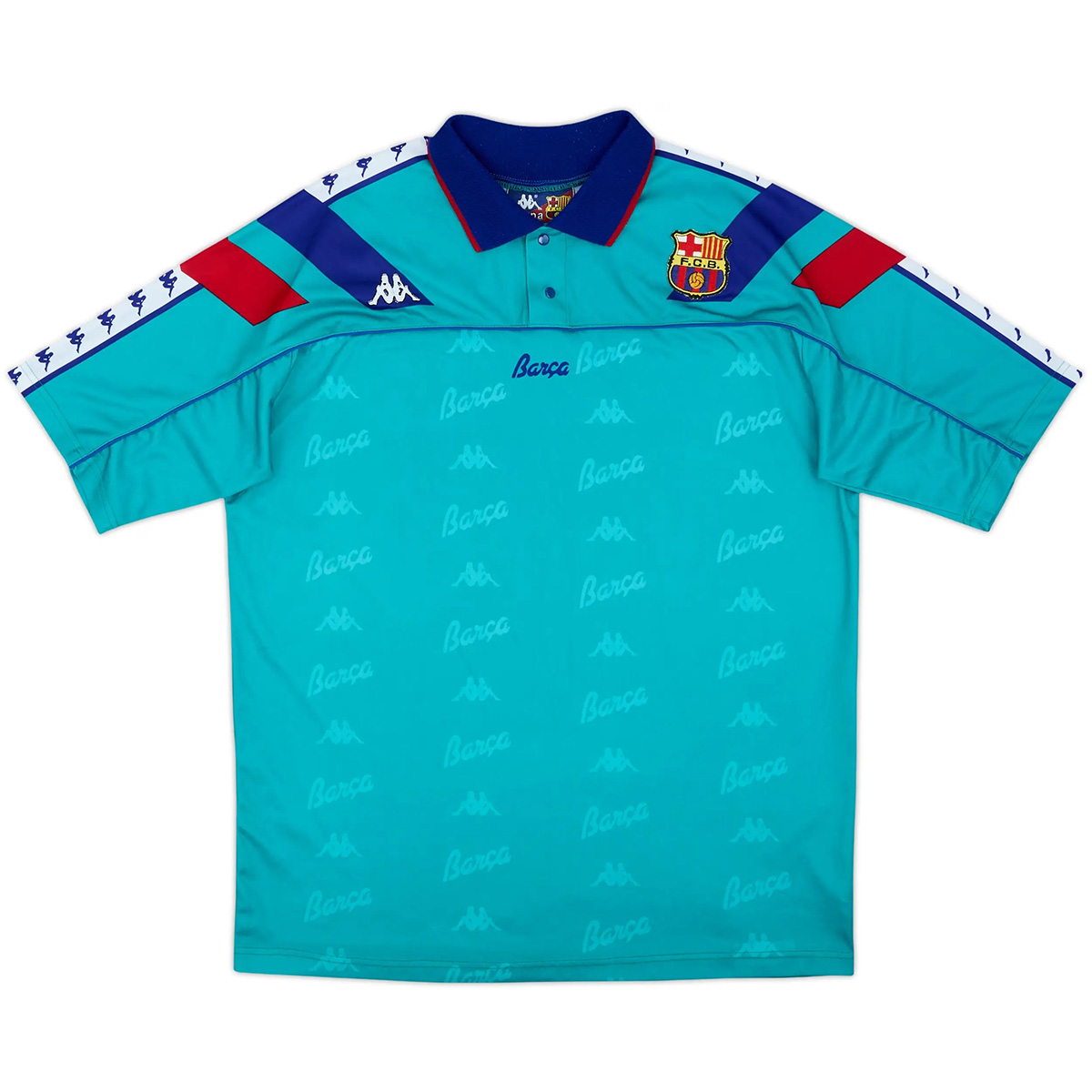 Barcelona 1992/95 Retro Jersey Away Soccer Shirt - bestsoccerstore