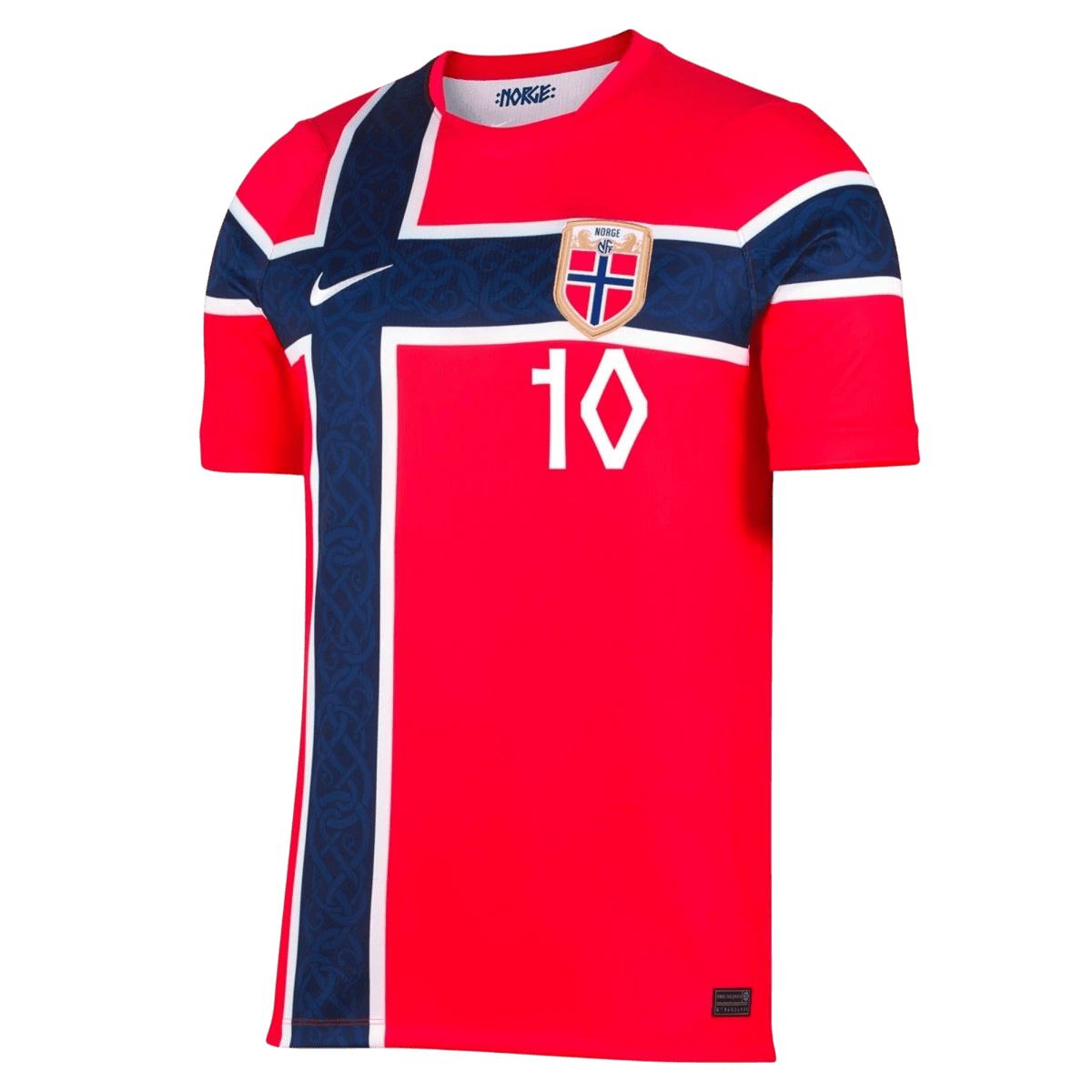 Norway Ødegaard #10 Soccer Jersey Home Custom Shirt World Cup 2026 - bestsoccerstore