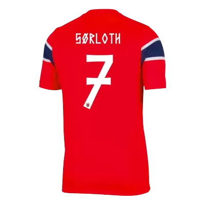 Norway SØRLOTH #7 Soccer Jersey Home Custom Shirt World Cup 2026 - bestsoccerstore