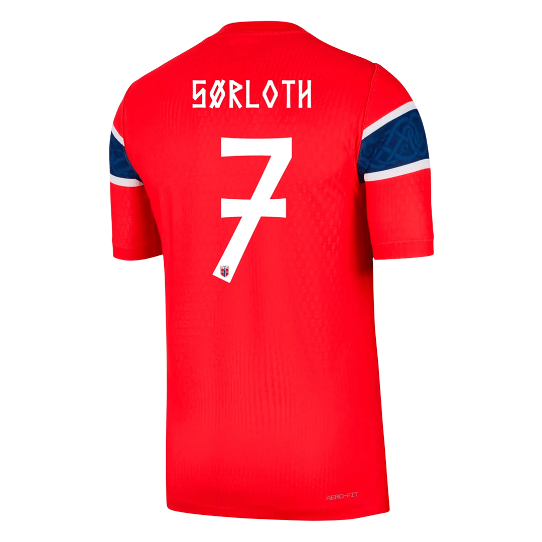 Norway SØRLOTH #7 Custom Player Version Home Soccer Jersey World Cup 2026 - bestsoccerstore