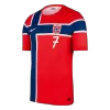 Norway SØRLOTH #7 Custom Player Version Home Soccer Jersey World Cup 2026 - bestsoccerstore