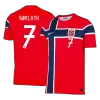 Norway SØRLOTH #7 Soccer Jersey Home Custom Shirt World Cup 2026 - bestsoccerstore