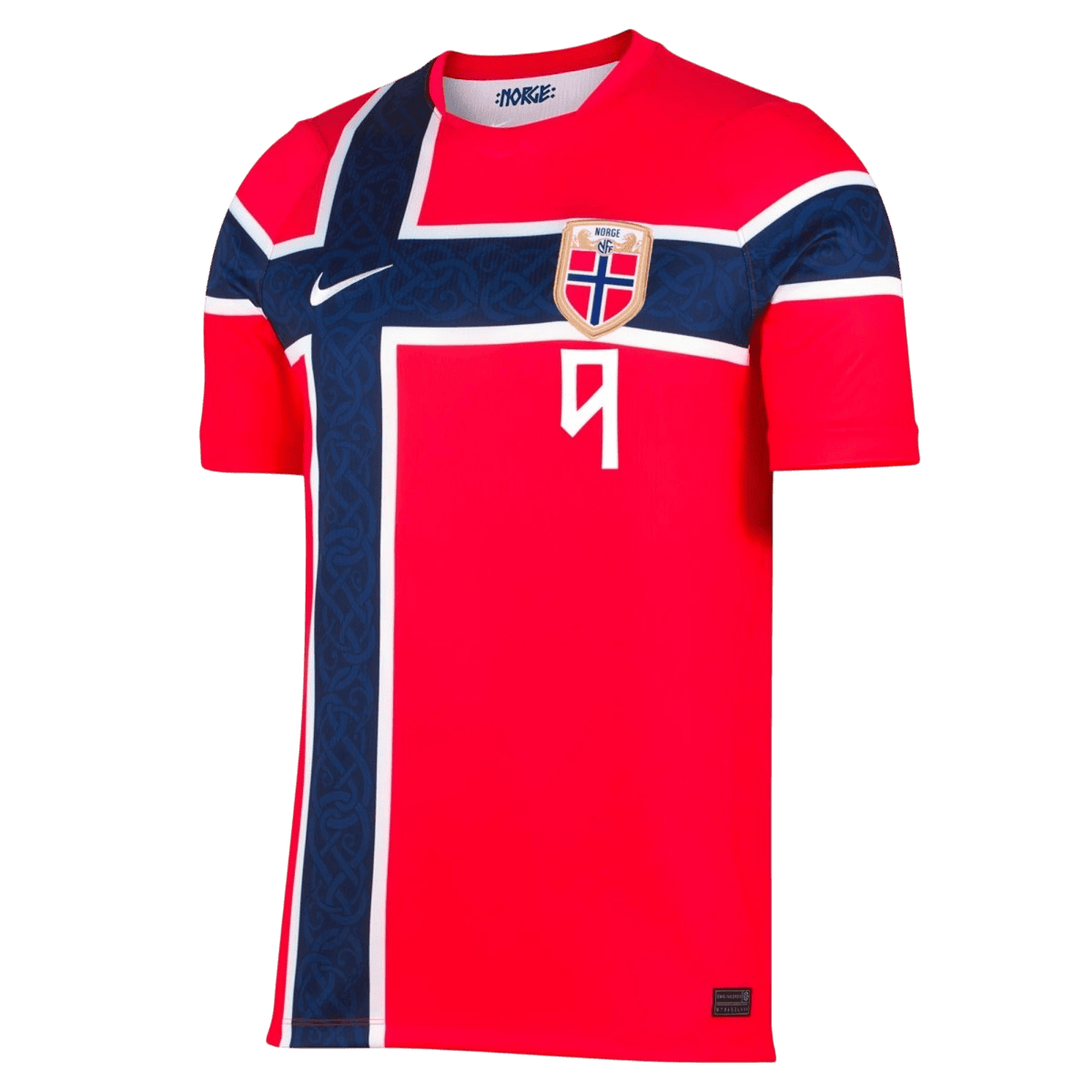 Norway BRAUT HAALAND #9 Custom Player Version Home Soccer Jersey World Cup 2026 - bestsoccerstore