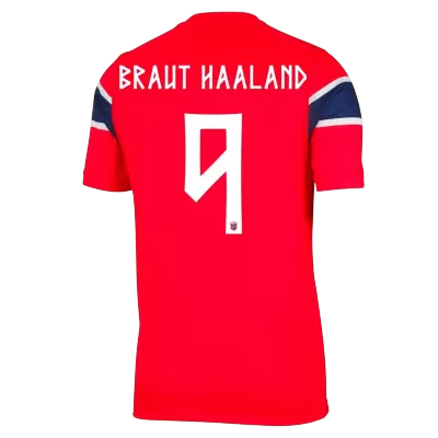 Norway BRAUT HAALAND #9 Custom Player Version Home Soccer Jersey World Cup 2026 - bestsoccerstore
