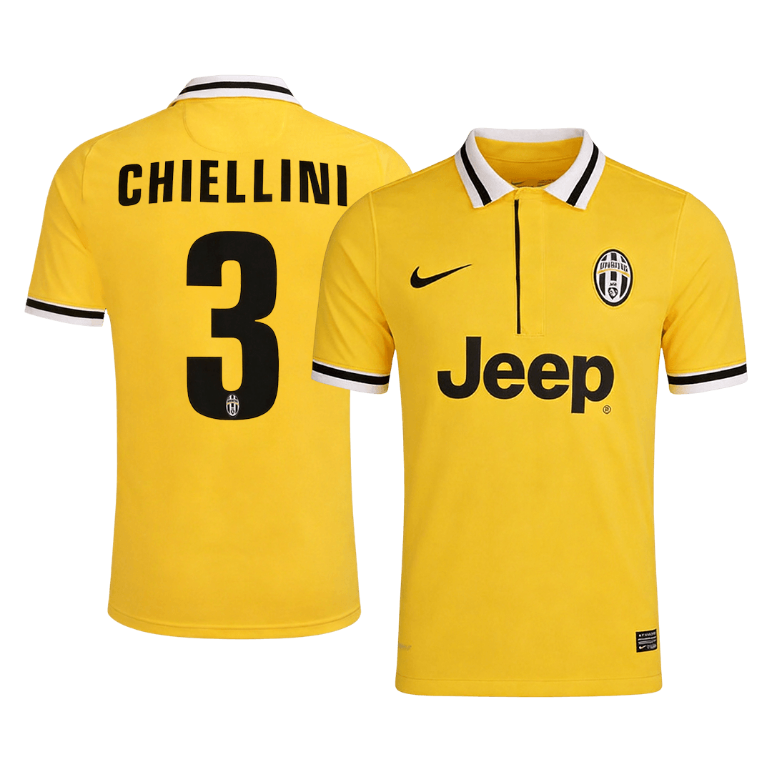 CHIELLINI #3 Juventus Retro Jersey Away Soccer Shirt 2013/14 - bestsoccerstore