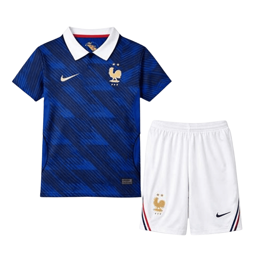 Kids France Home Custom Soccer Kits World Cup 2026 - bestsoccerstore