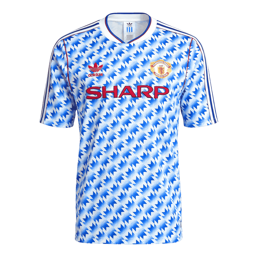 Manchester United 1990/92 Retro Jersey Away Soccer Shirt - bestsoccerstore