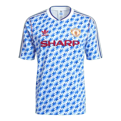 Manchester United 1990/92 Retro Jersey Away Soccer Shirt - bestsoccerstore