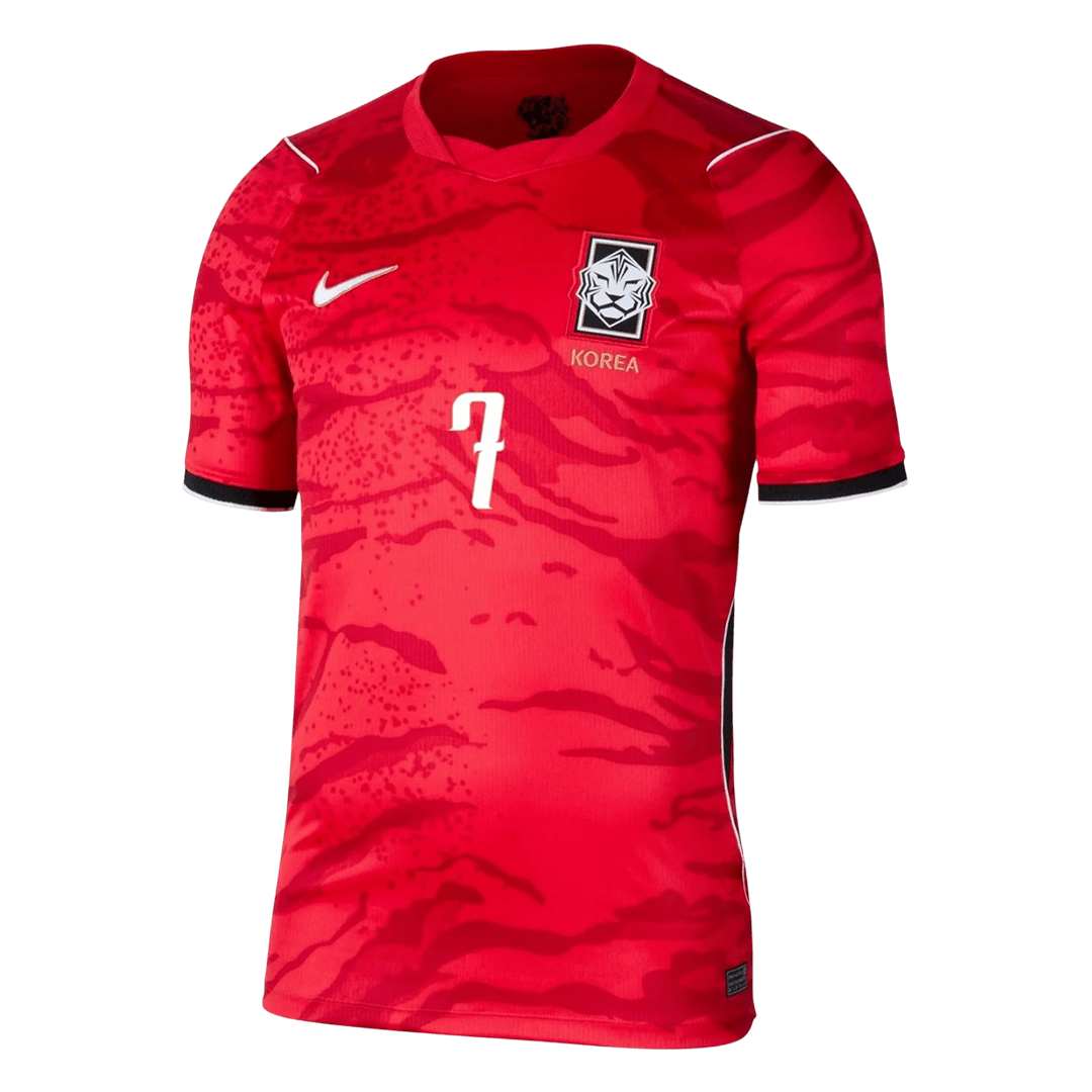 South Korea HEUNGMIN #7 Soccer Jersey Home Custom Shirt World Cup 2026 - bestsoccerstore