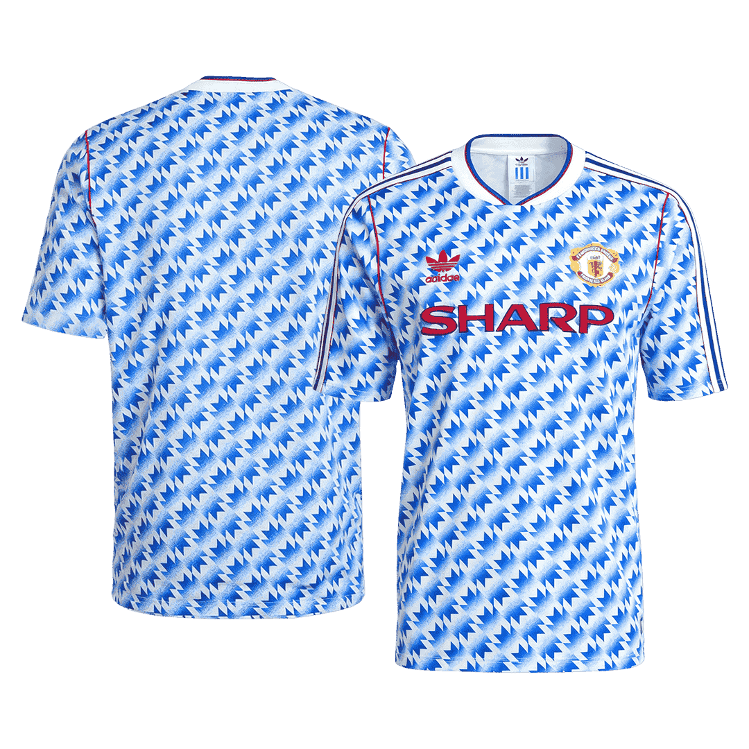 Manchester United 1990/92 Retro Jersey Away Soccer Shirt - bestsoccerstore