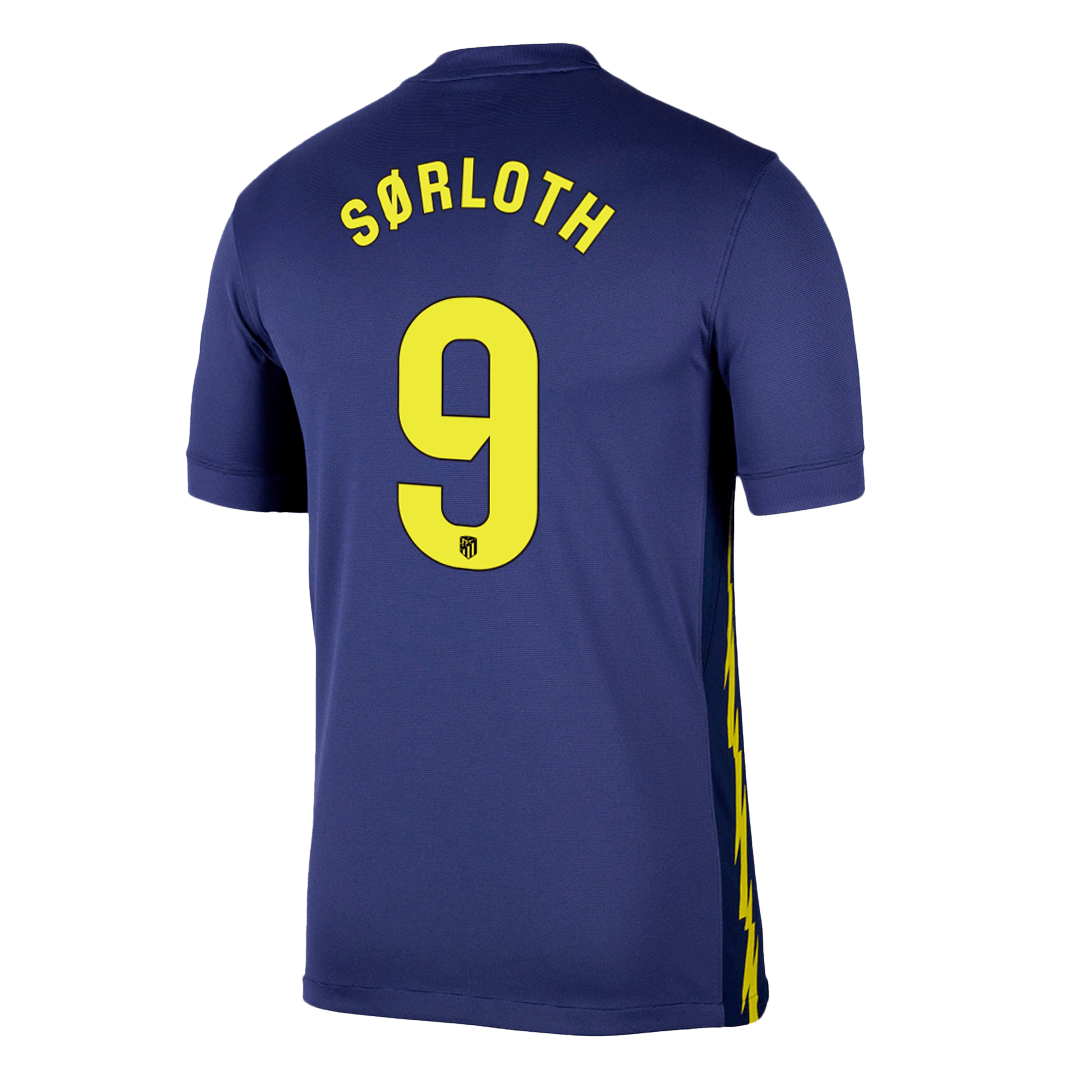 Atletico Madrid SØRLOTH #9 Soccer Jersey Away Custom Shirt 2025/26 - bestsoccerstore