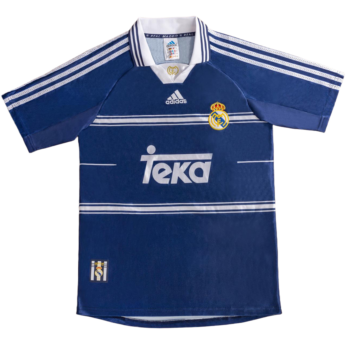 Real Madrid 1998/99 Retro Jersey Away Soccer Shirt - bestsoccerstore