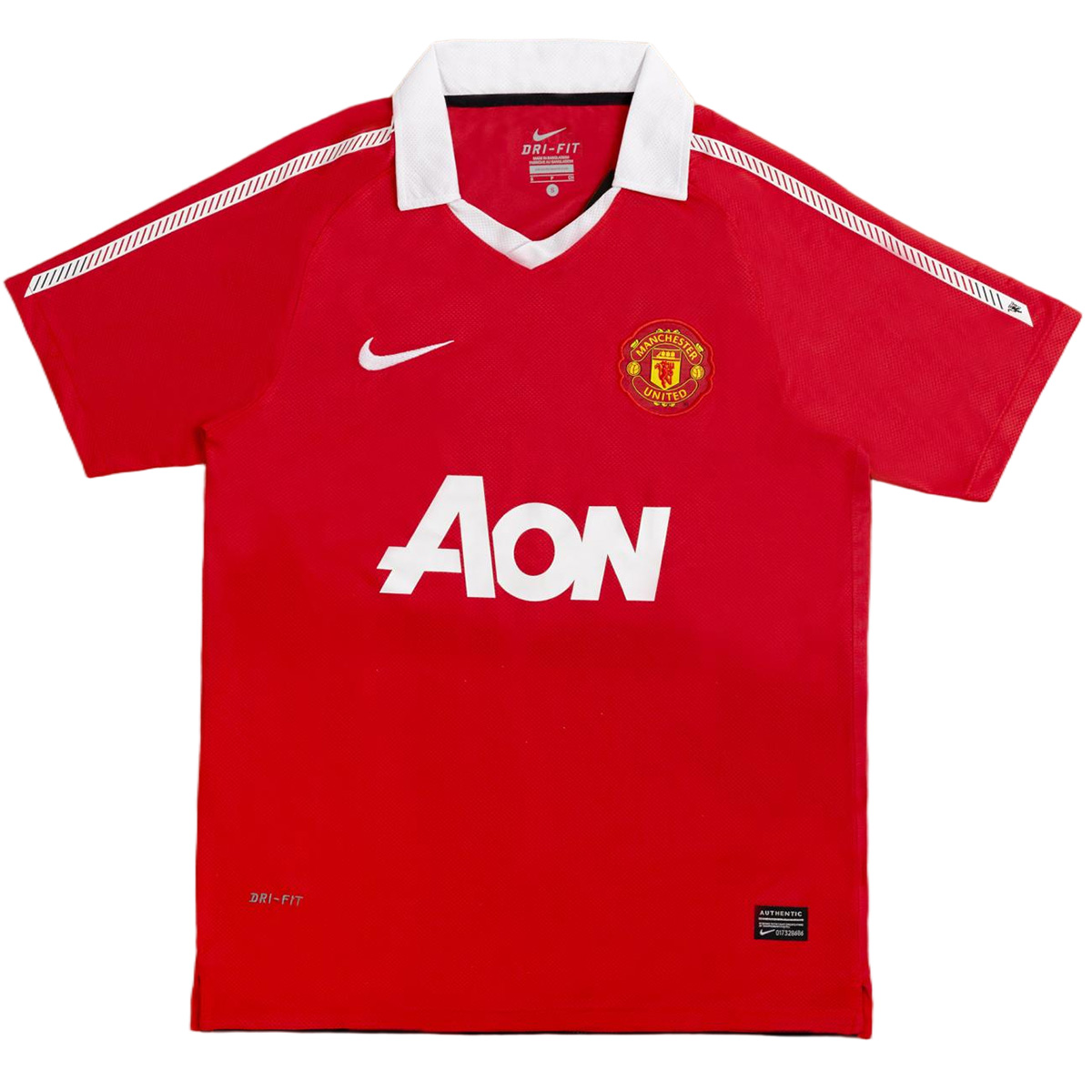 Manchester United 2010/11 Retro Jersey Home Soccer Shirt - bestsoccerstore