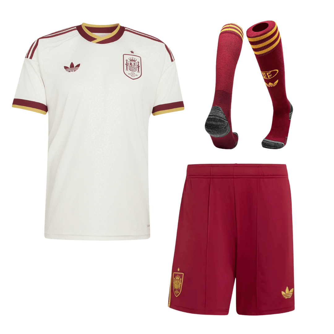 Spain Away 2026 Custom Full Soccer Kit - bestsoccerstore