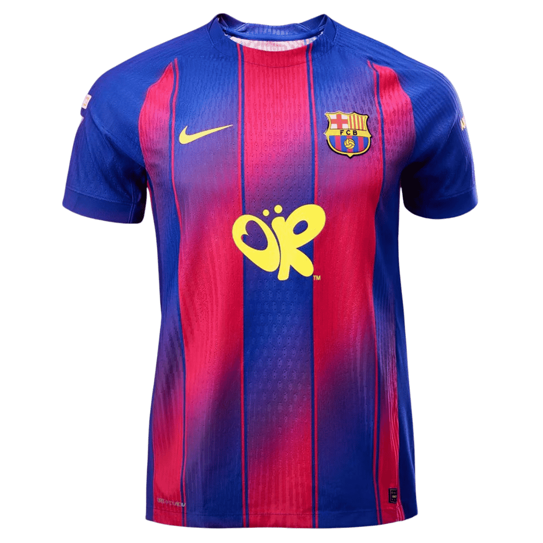 Barcelona x Olivia Rodrigo Custom Player Version Home Soccer Jersey 2025/26 - bestsoccerstore
