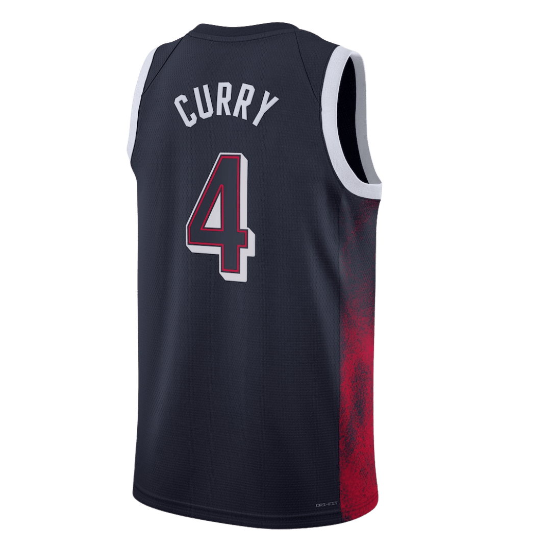 Stephen Curry #4 USA Swingman Navy NBA Jersey - bestsoccerstore
