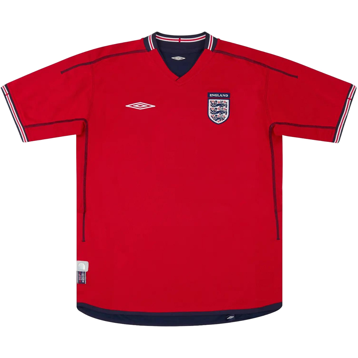 England 2002 Retro Jersey Away Soccer Shirt - bestsoccerstore