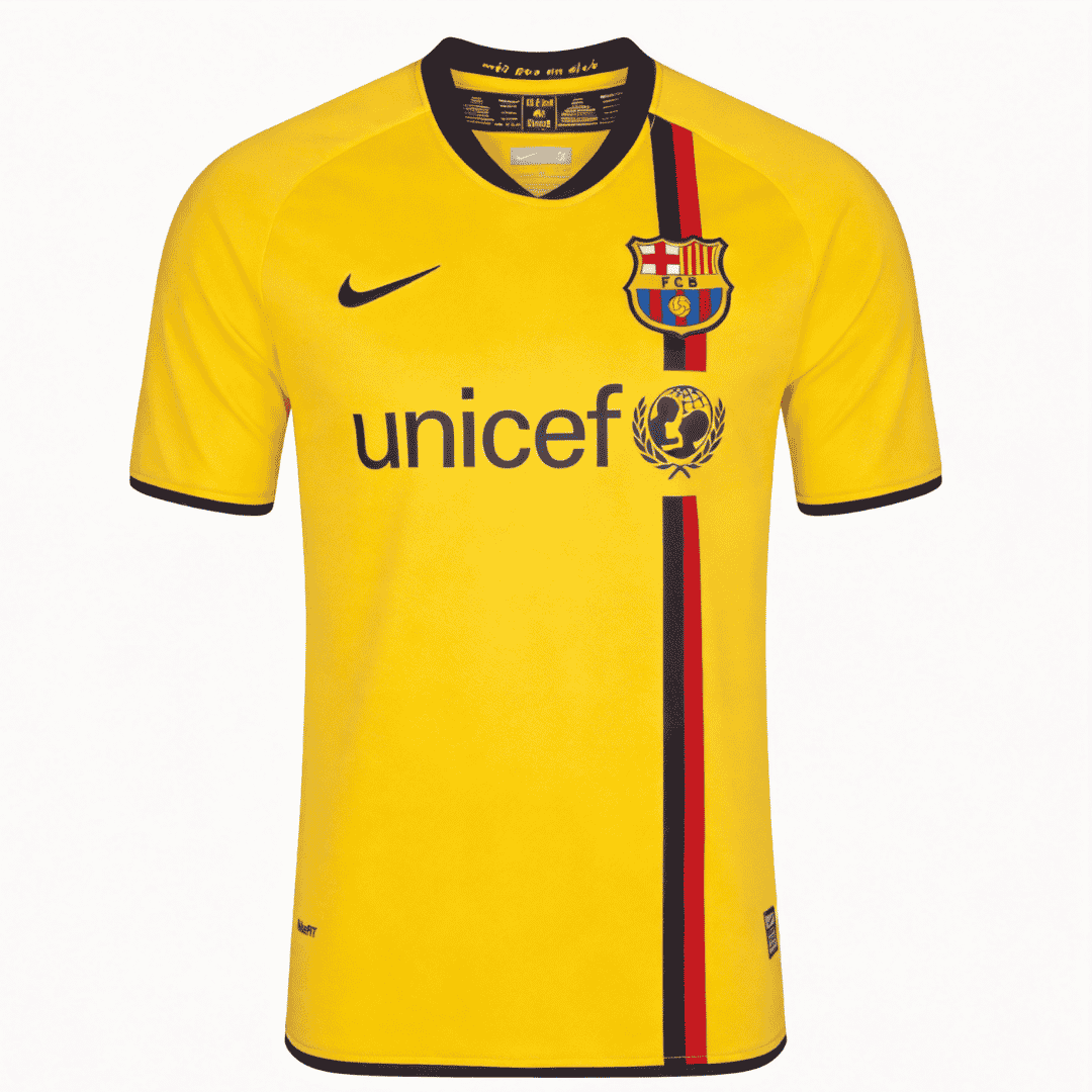 Barcelona 2008/09 Retro Jersey Away Soccer Shirt - bestsoccerstore