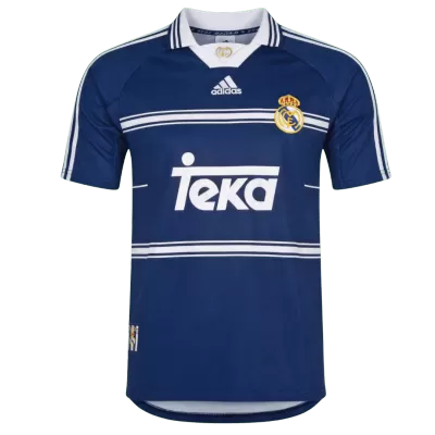 Real Madrid 1998/99 Retro Jersey Away Soccer Shirt - bestsoccerstore