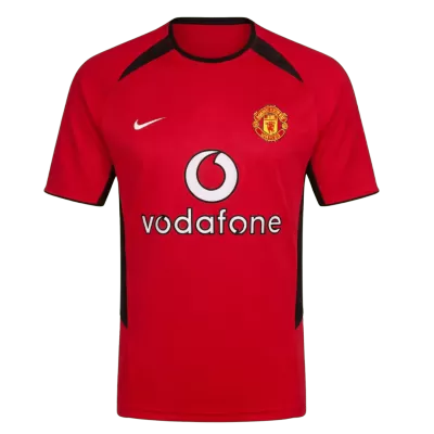 Manchester United 2002/04 Retro Jersey Home Soccer Shirt - bestsoccerstore