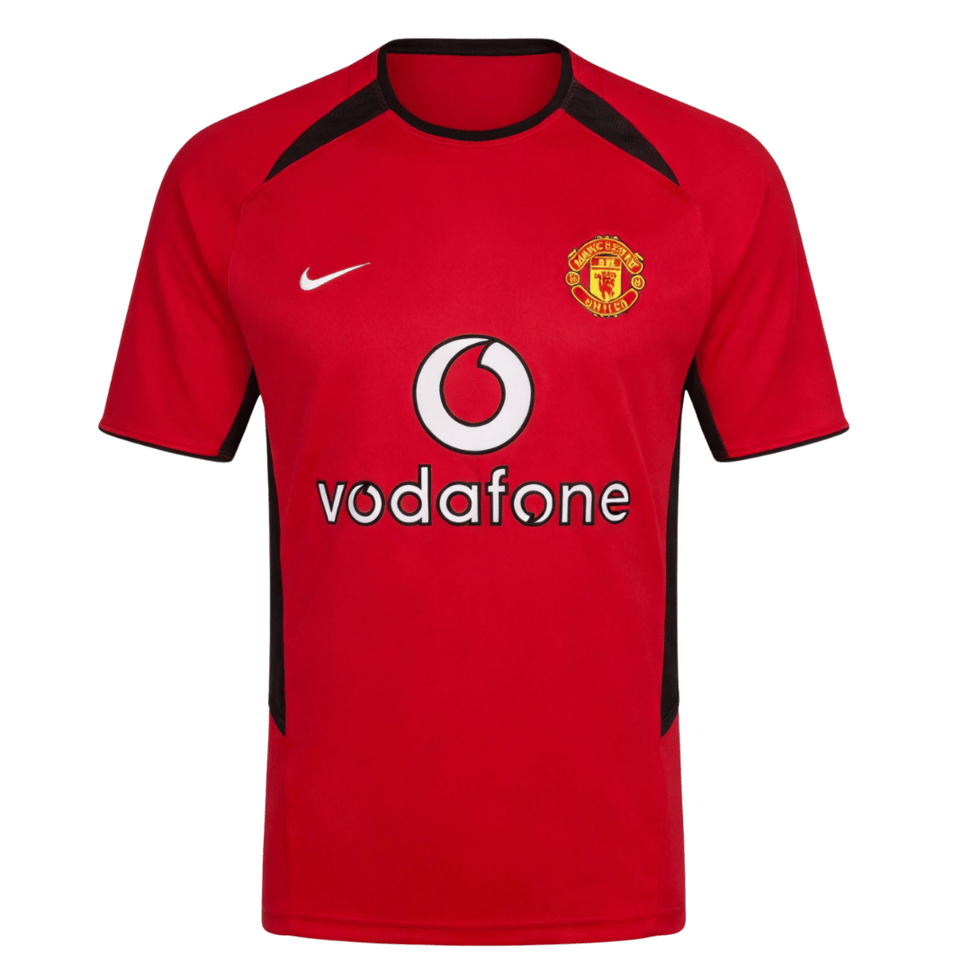 Manchester United 2002/04 Retro Jersey Home Soccer Shirt - bestsoccerstore