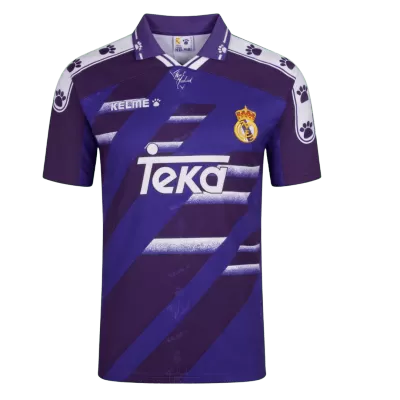 Real Madrid 1994/96 Retro Jersey Away Soccer Shirt - bestsoccerstore
