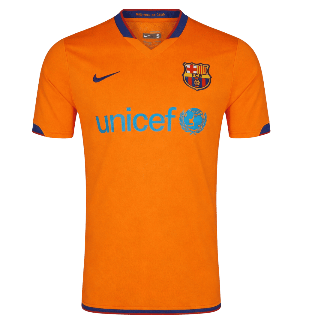 Barcelona 2006/07 Retro Jersey Away Soccer Shirt - bestsoccerstore