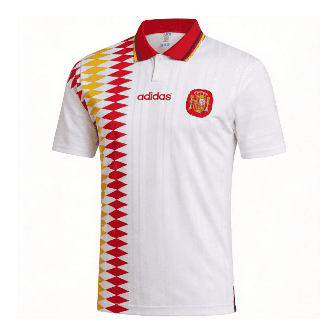Spain 1994 Retro Jersey Away Soccer Shirt - bestsoccerstore