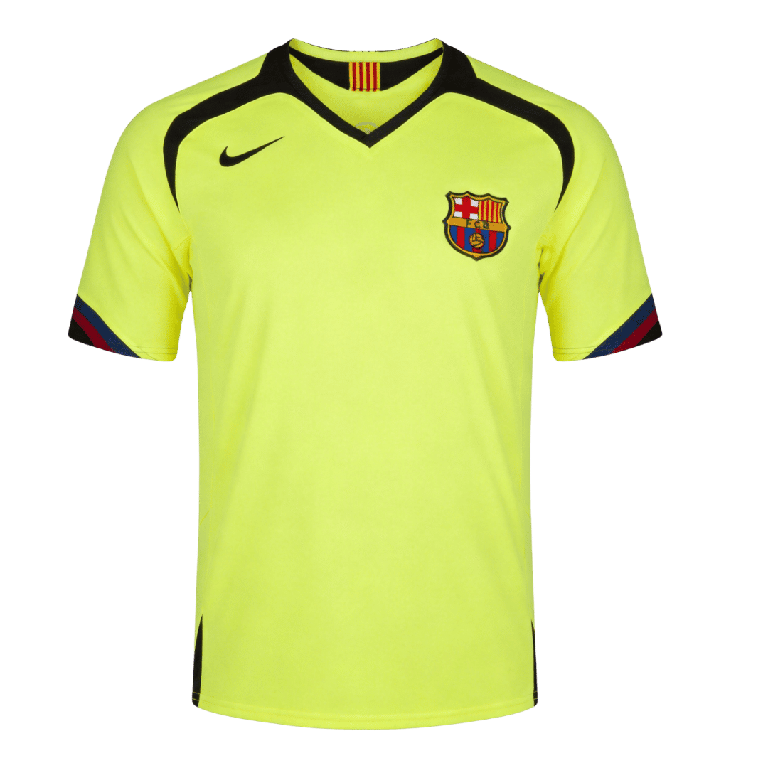 Barcelona 2005/06 Retro Jersey Away Soccer Shirt - bestsoccerstore