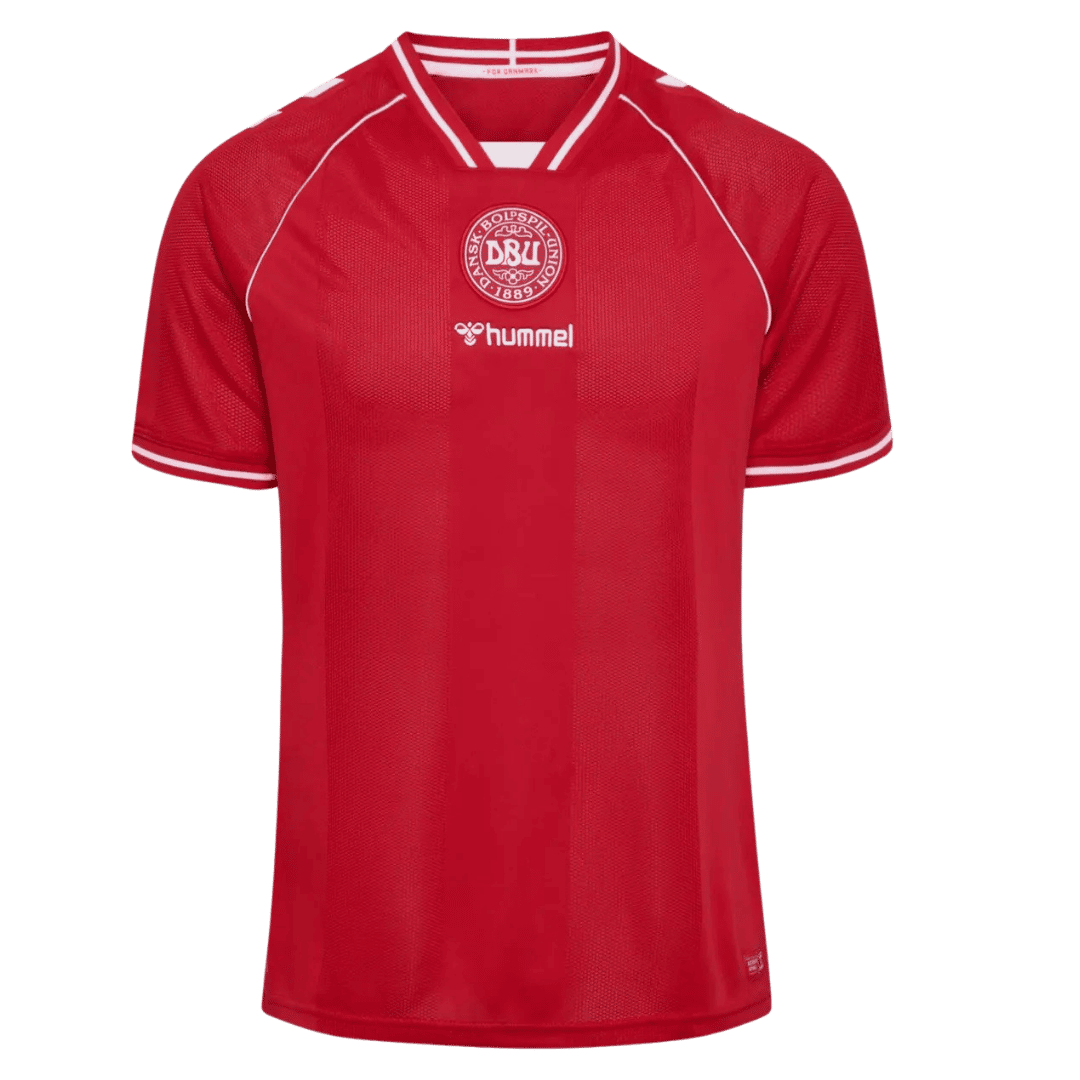 Denmark Soccer Jersey Home Custom Shirt World Cup 2026 - bestsoccerstore