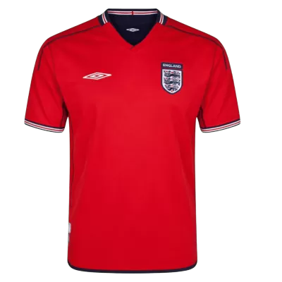 England 2002 Retro Jersey Away Soccer Shirt - bestsoccerstore