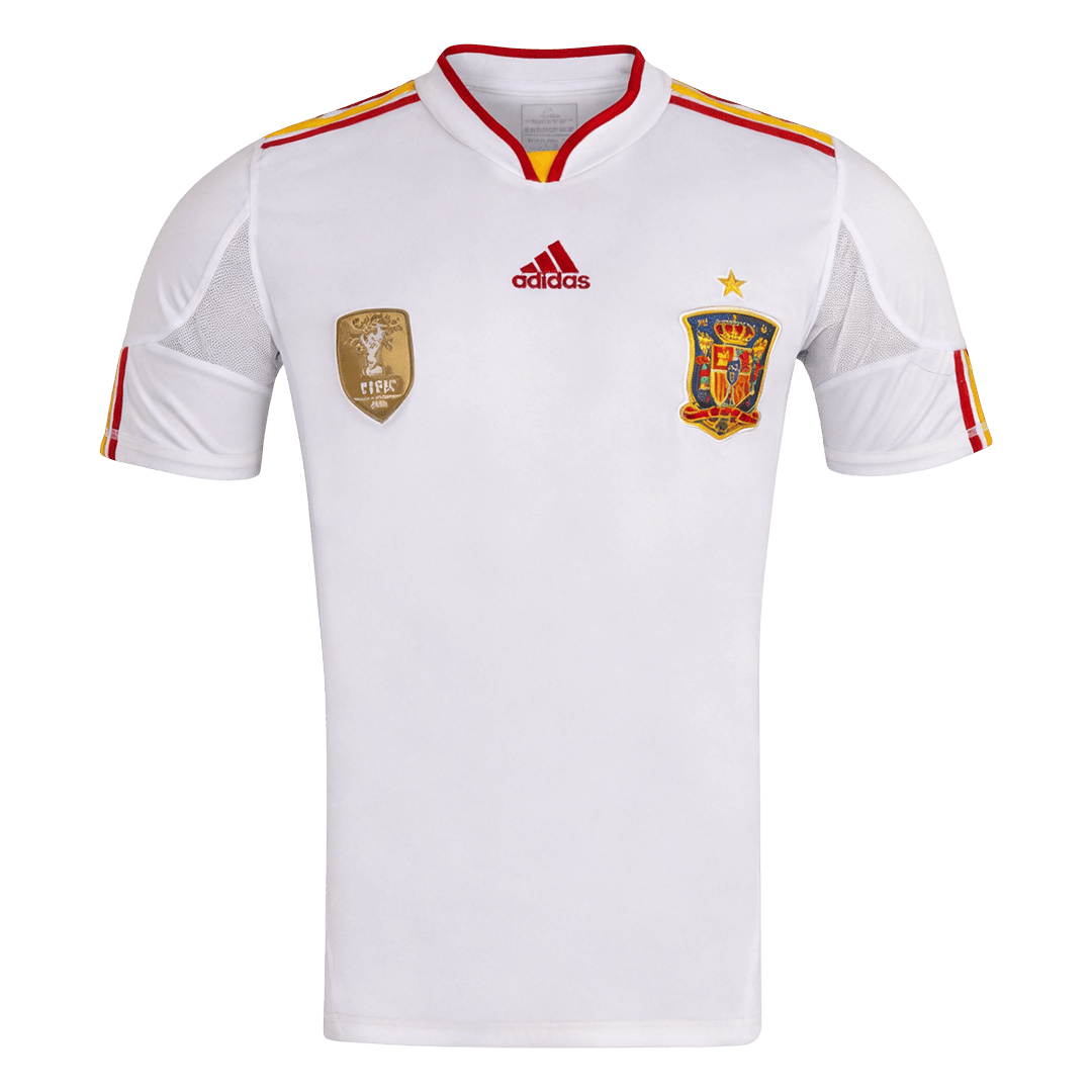 Spain 2010/12 Retro Jersey Away Soccer Shirt - bestsoccerstore