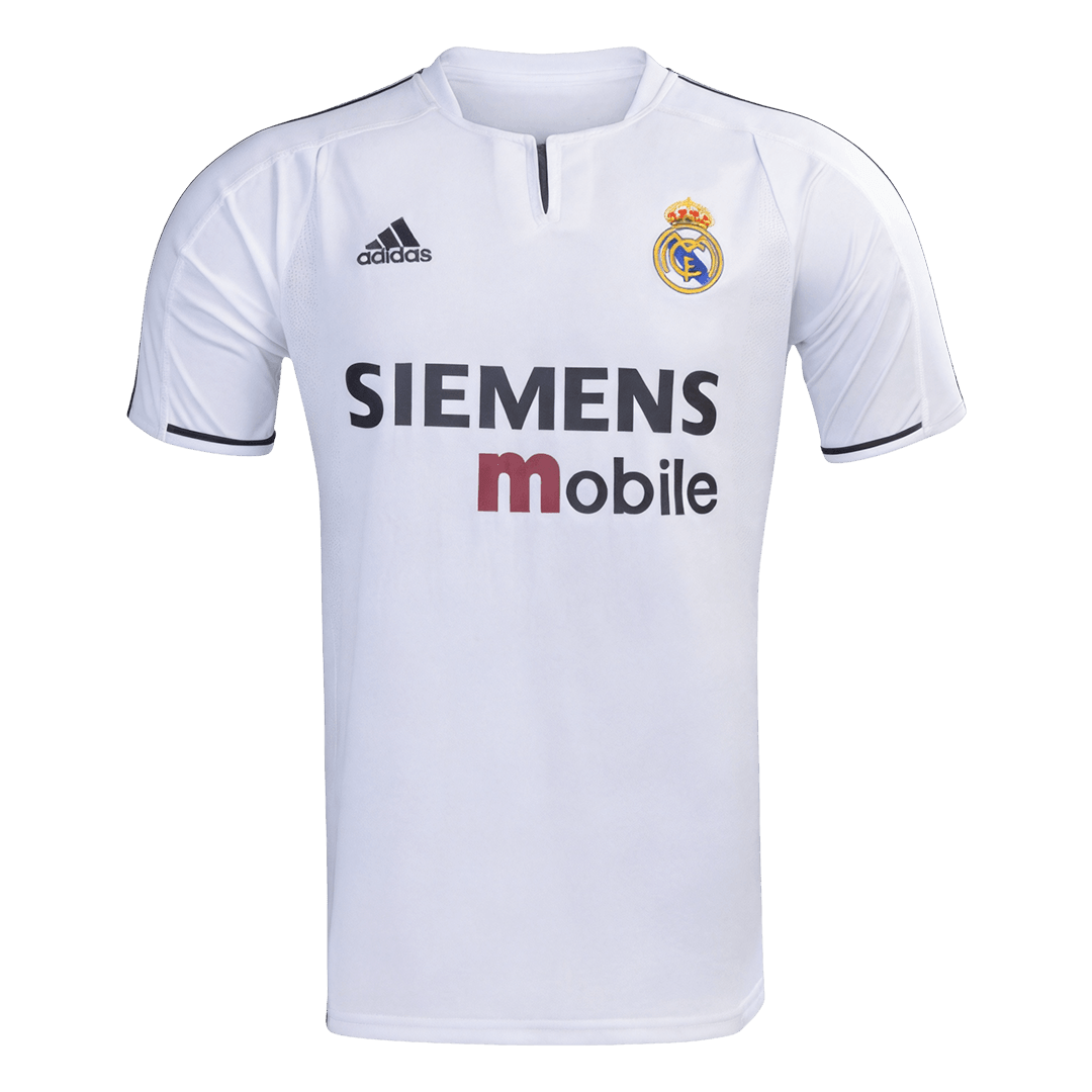 Real Madrid 2003/04 Retro Jersey Home Soccer Shirt - bestsoccerstore