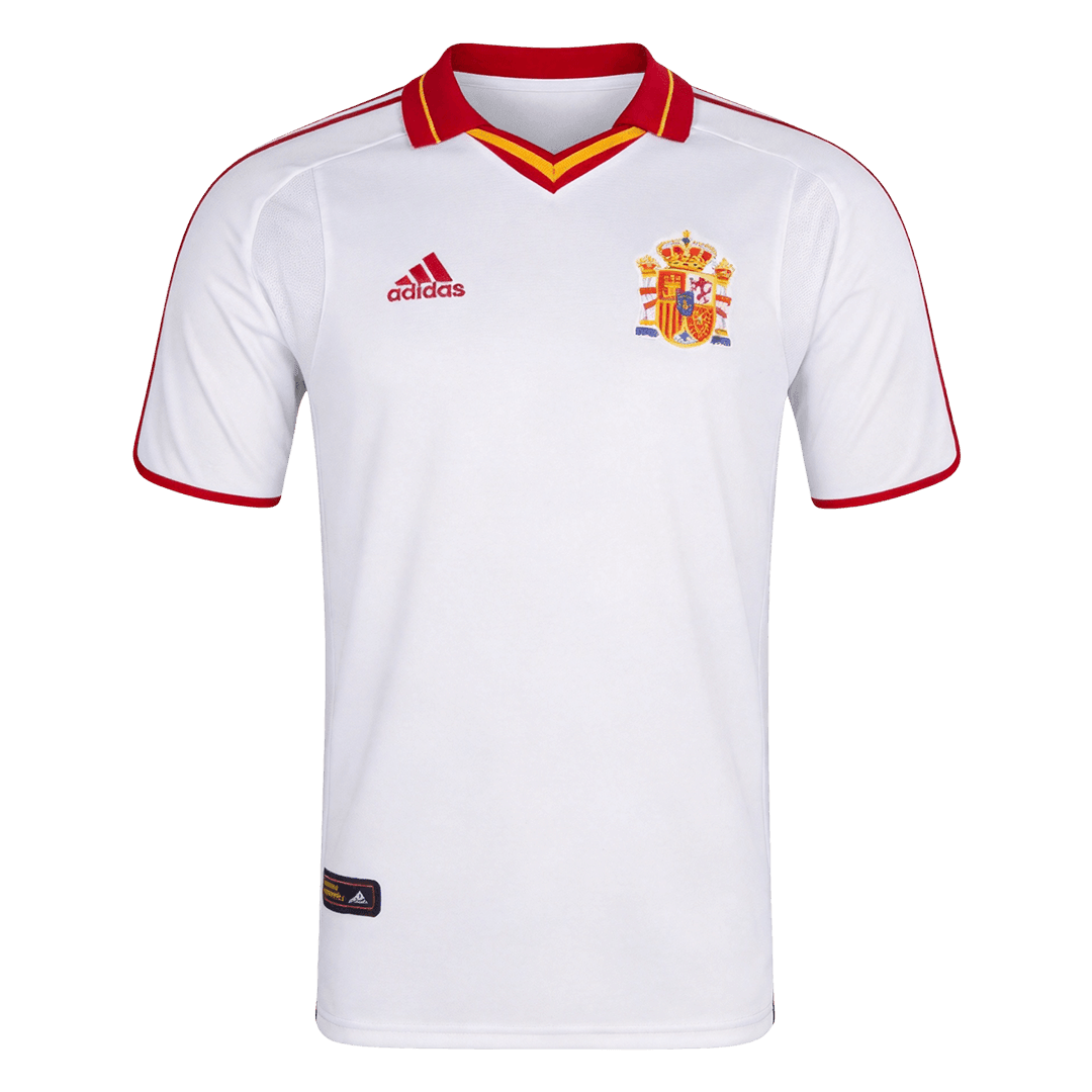 Spain 2000 Retro Jersey Away Soccer Shirt - bestsoccerstore